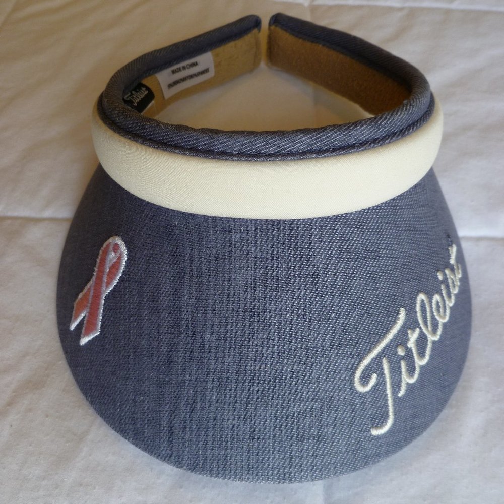 Women’s/Ladies Titleist Clip Sun Visor DENIM BLUE
